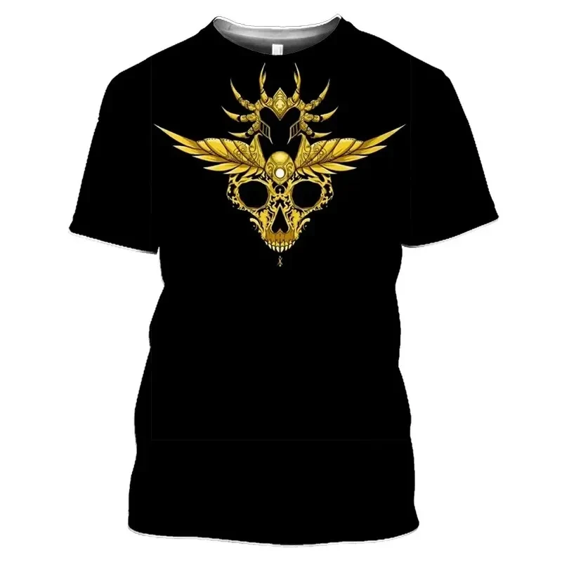 Anime Saint Seiya 3D Printed T-Shirt Street Casual Male And Female Fashion Short-Sleeved T-Shirt O Collar T Shirt Top Clothing