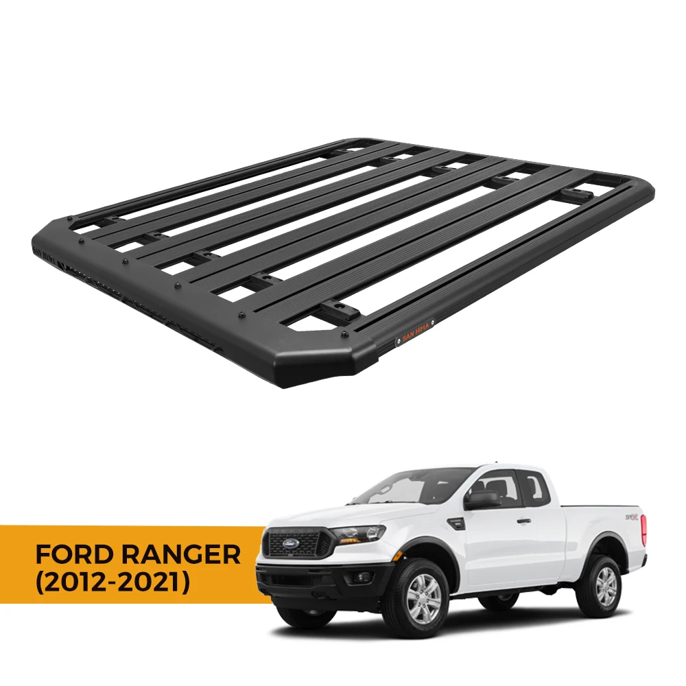 Aluminum Alloy Roof Rack Platform Rooftop Cargo Carrier In Built 28inch LED Light Bar For Toyota Prado 150 2010+