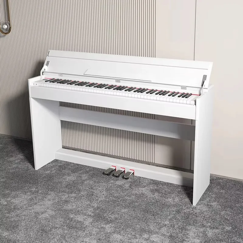 Wholesale Home Intelligent Vertical Electronic Keyboard 88 Keys Weight Hammer Action Electric Piano