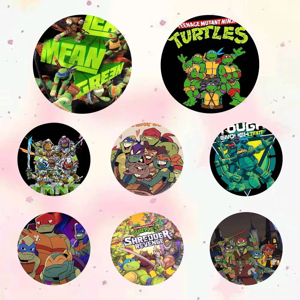 Death Note Teenage Mutant Ninja Turtles Soft Button Pin Funny Silly Gnarpy On A Skateboard Meme Badge Gamer Collection Gifts