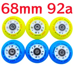 Free shipping roller shoes wheel skate wheel children 64mm 68mm 83A 8wheels/lot