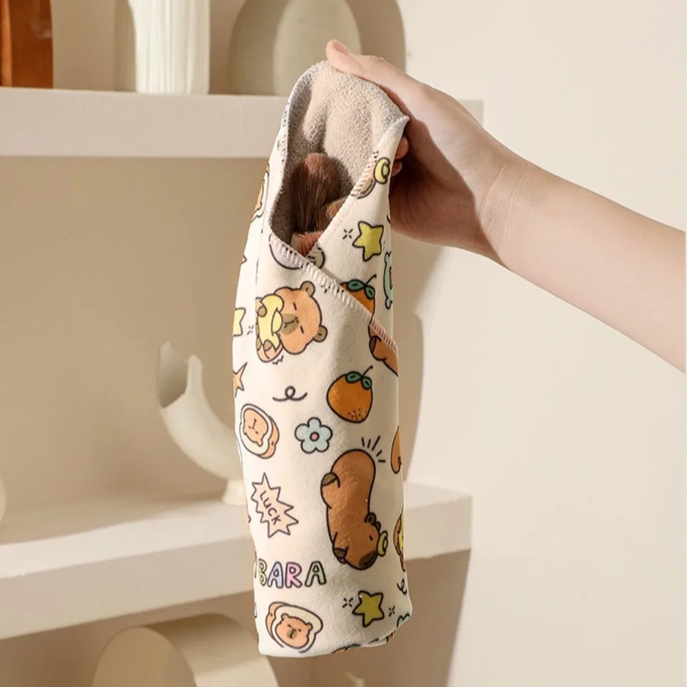 Cartoon Puppy Self-adhesive Camera Storage Bag Wrapping Cloth Silk Cloth Camera Protective Wrap Reusable Anti Scratch