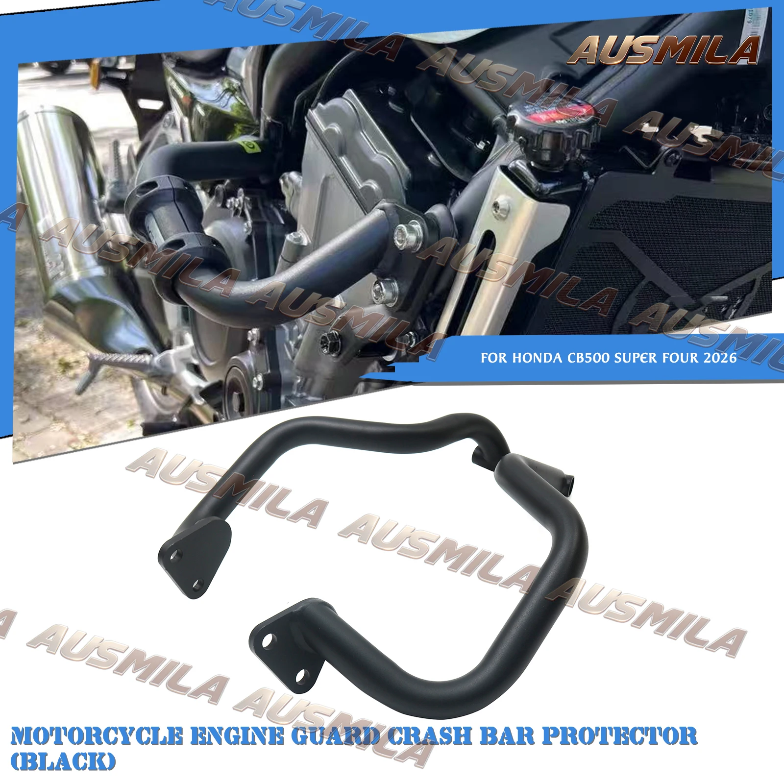 Motorcycle Bumper Engine Guard Crash Bar Protector Bracket For HONDA CB500 Super Four 2026