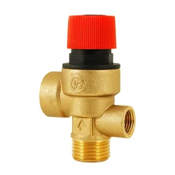 Safety Valve Can Be Fitted with A Pressure Gauge Brass Solar Air Compressor Automatic Water Relief Valve Pressure Relief Valve