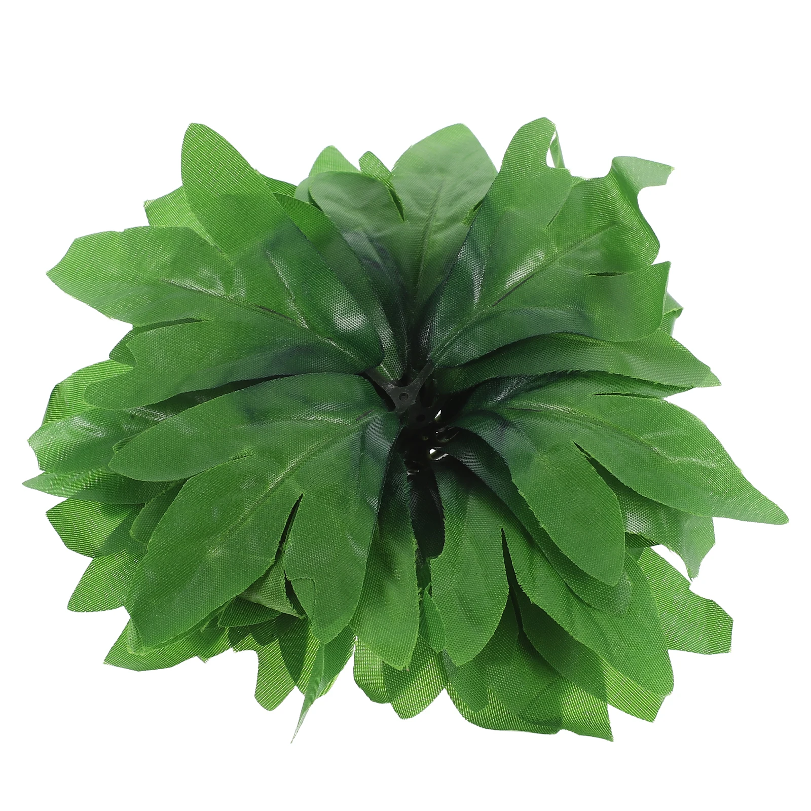 

10 Pcs Green Leaf DIY Artificial Craft Handmade Fake Plants Realistic Simulation Decor Bedroom Garden Hotel Desk