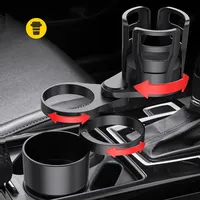 4 In 1 Multifunctional Adjustable Car Cup Holder Expander Adapter Base Tray Car Drink Cup Bottle Holder AUTO Car Stand Organizer