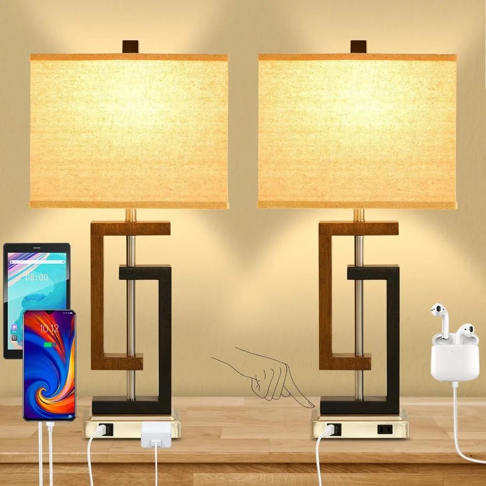 dimmable touch control table lamp candeeiros de cabeceira com tipo night stands way quarto conjunto de 2 01