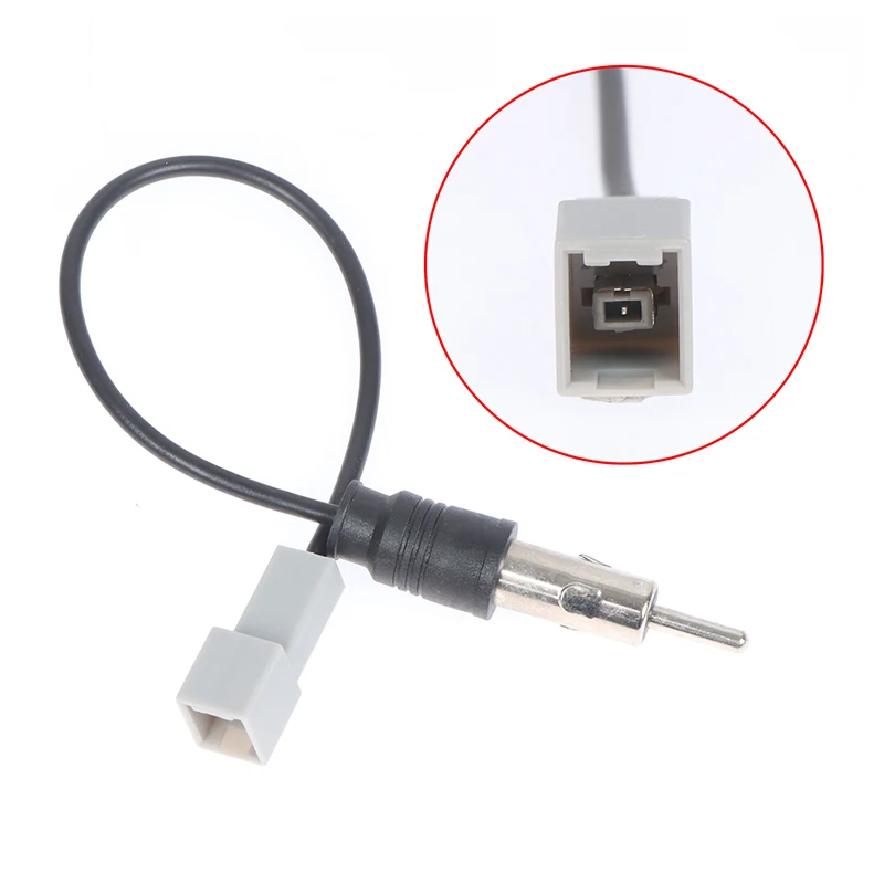 1PC Car Antenna Adapter Female Connector FM Radio CD Wire Cable For Kia Borrego Carens Carnival VQ SOUL Picanto Sportage Sorento