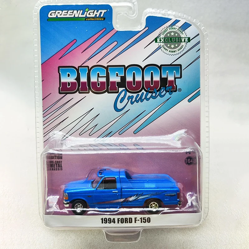 Diecast 1:64 Scale 1994 Ford F-150 Pickup 4x4 Alloy Car Model Collection Souvenir Display Ornaments Vehicle Toy