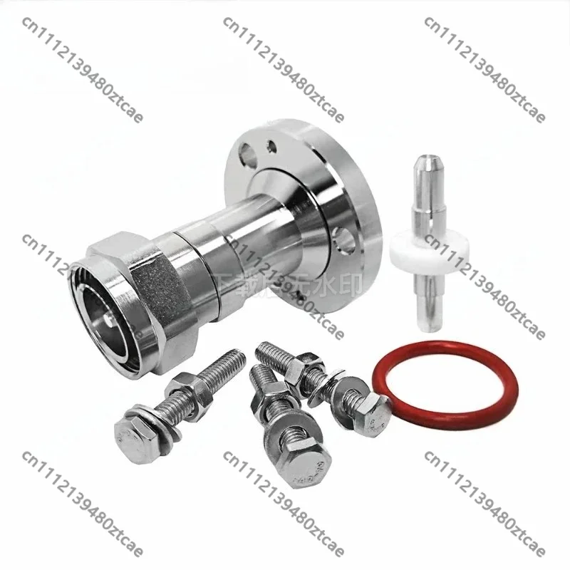 IF45/DIN-J EIA7/8 Flange to 7/16DIN Male Coaxial RF Adapter Power Connector Accessories