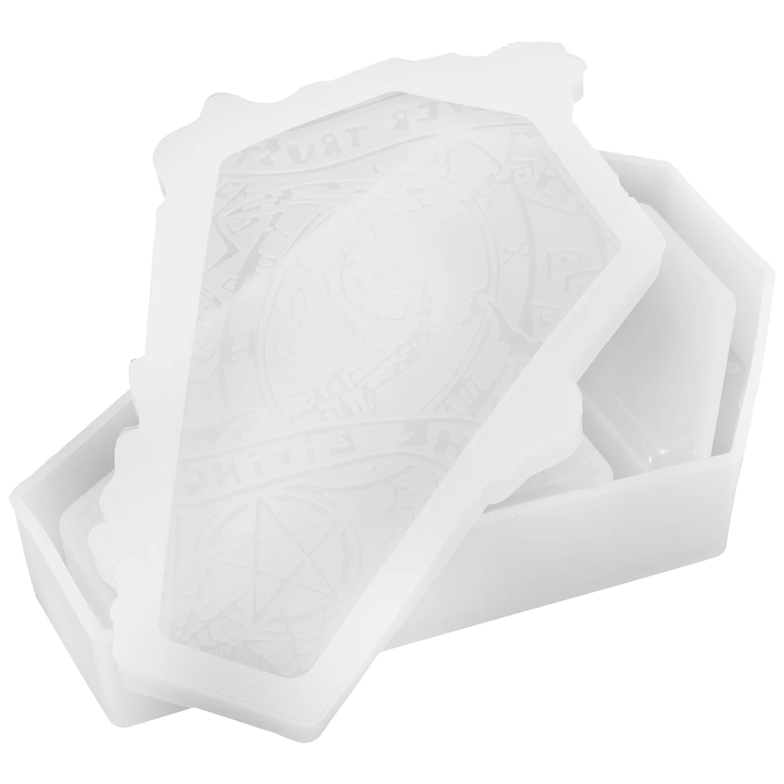 

Coffin Mold Halloween Decorations Storage Baking Mold/cake for Silica Gel Coffins Resin Moulds