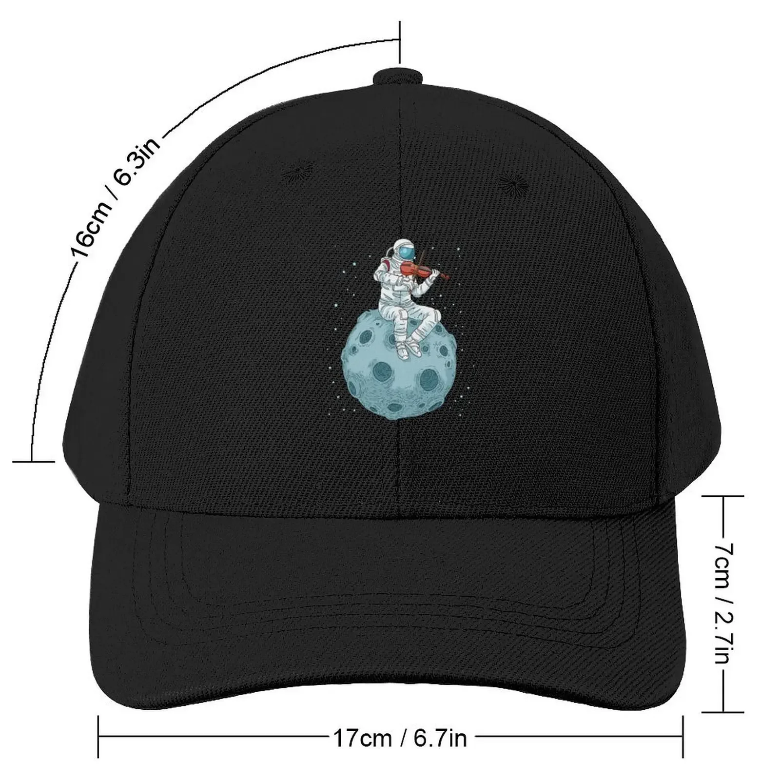 Violin - Astronaut play violin Baseball Cap Streetwear Snapback Cap Women's Beach Outlet Men's