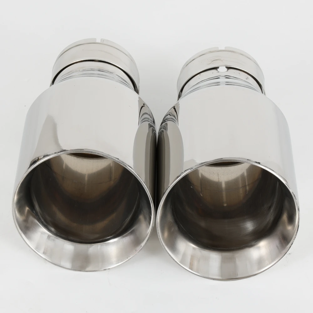 نظام عادم شامل من الفولاذ المقاوم للصدأ ، أنبوب كروم نهائي ، رأس عادم ، جودة عالية ، 1 صانعة سيارة