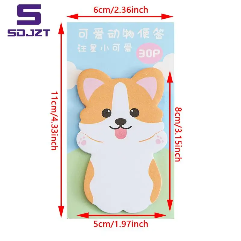 Cartoon Penguin Rabbit Animals Memo Pad Sticky Notes Memo Notebook N Times cancelleria materiale scolastico cancelleria Kawaii