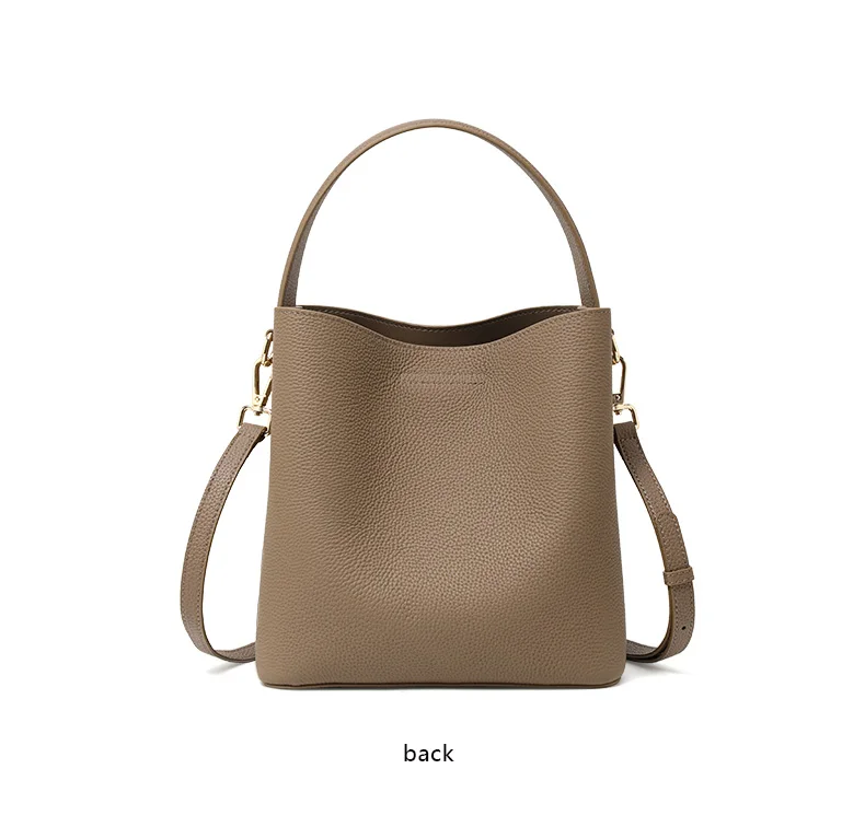 Elegante Retro-Handtasche aus hochwertigem Rindsleder mit mehrschichtigem Schultergurt und Verschluss, Umhängetasche für Damen – Detail 12