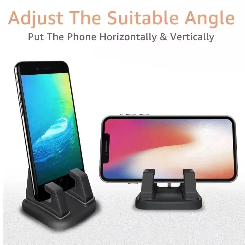 Car Phone Holder Stick To Dashboard Silicone Bracket Phone Stand Car Dashboard GPS Stable Phone Supports High Quality