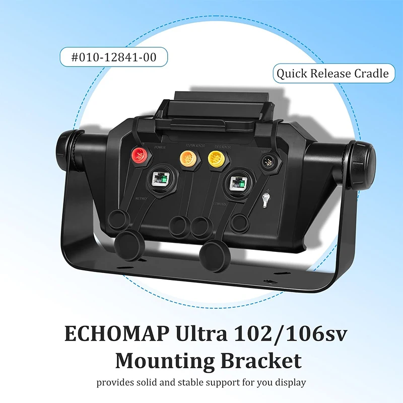 010-12841-00 Bail Mount with Quick-Release Cradle Replacement for Garmin ECHOMAP Ultra 102/106sv, Boat Fish Finder Mount Bracket