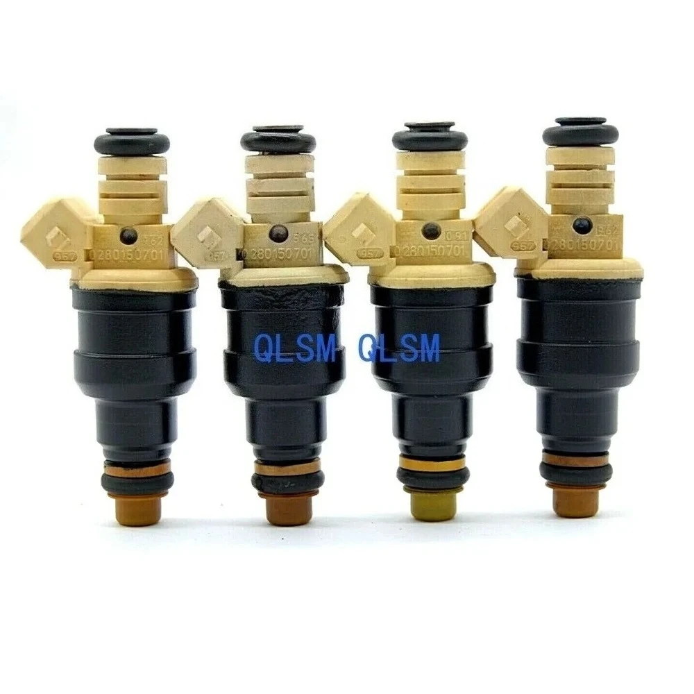 

4X for Ford Scort Fiesta 1.6i RS1600 Rs Turbo 701 Beige Fuel Injectors 0280150701 Premium Car Accessories