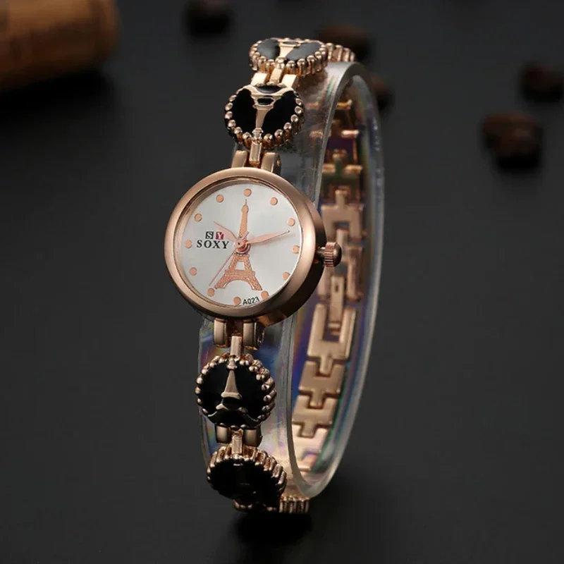 Neue heiße Verkauf Armbanduhr Soxy Luxusmarke Gold Uhr Frauen Kleid Quarzuhr Damen uhren Dame Stunde Uhr Geschenk