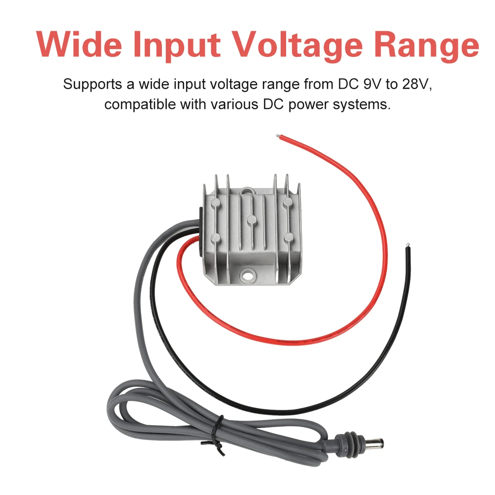 DC 9-28V para DC 30V Step Up Converter IP68 à prova d'água DC para DC Boost Module 3.5A Fonte de alimentação de alta eficiência