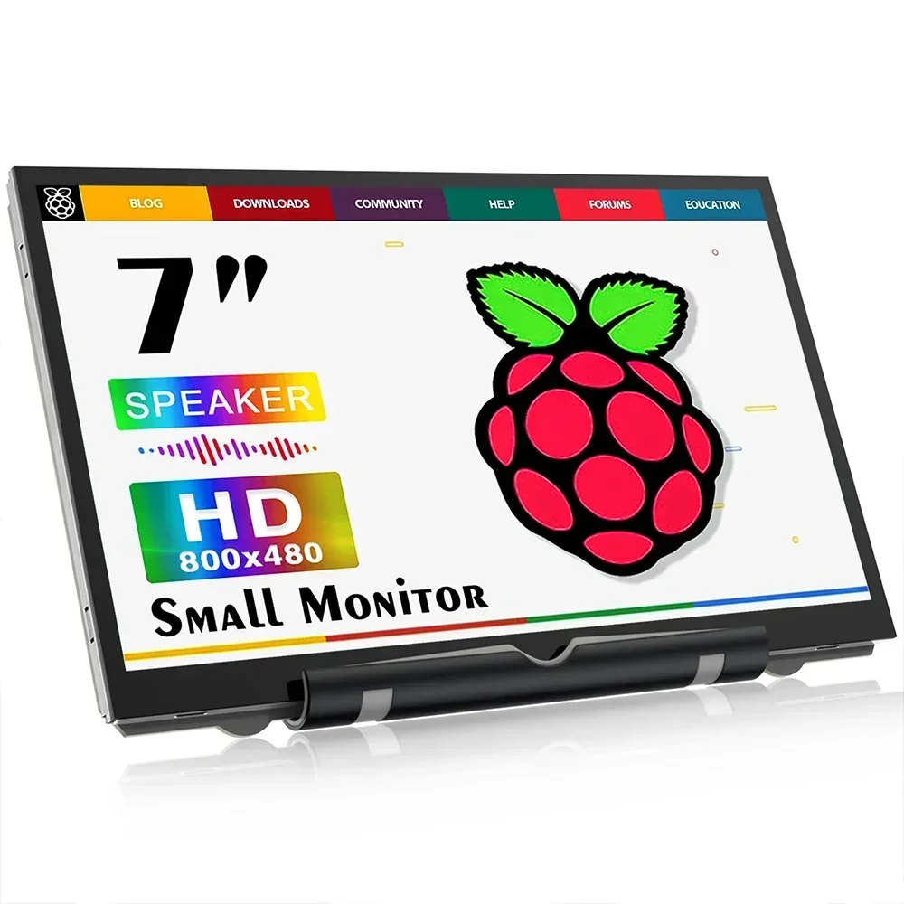 

7 Inch Portable Monitor No Touch Screen Gaming Extended Display 800*480 IPS Laptop Second Screen for PC Raspberry Pi 3 4 Switch