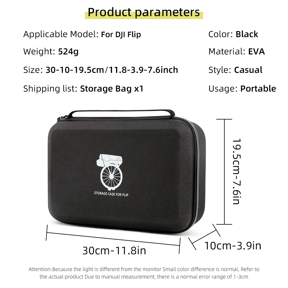 

Портативная сумка для переноски флип-чехла для DJI Flip Fly, более комбинированная поддержка, чехол для пульта дистанционного управления RC-N3, аксессуары для DJI Flip