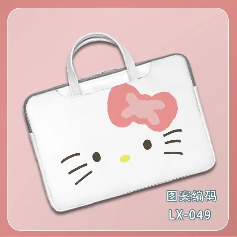 Sanrio Hello Kitty Laptop Bag 11in 13in 14in 16in Cinnamoroll Cute Large Capacity Tablet Organizer Cartoon Handbag Laptop Case