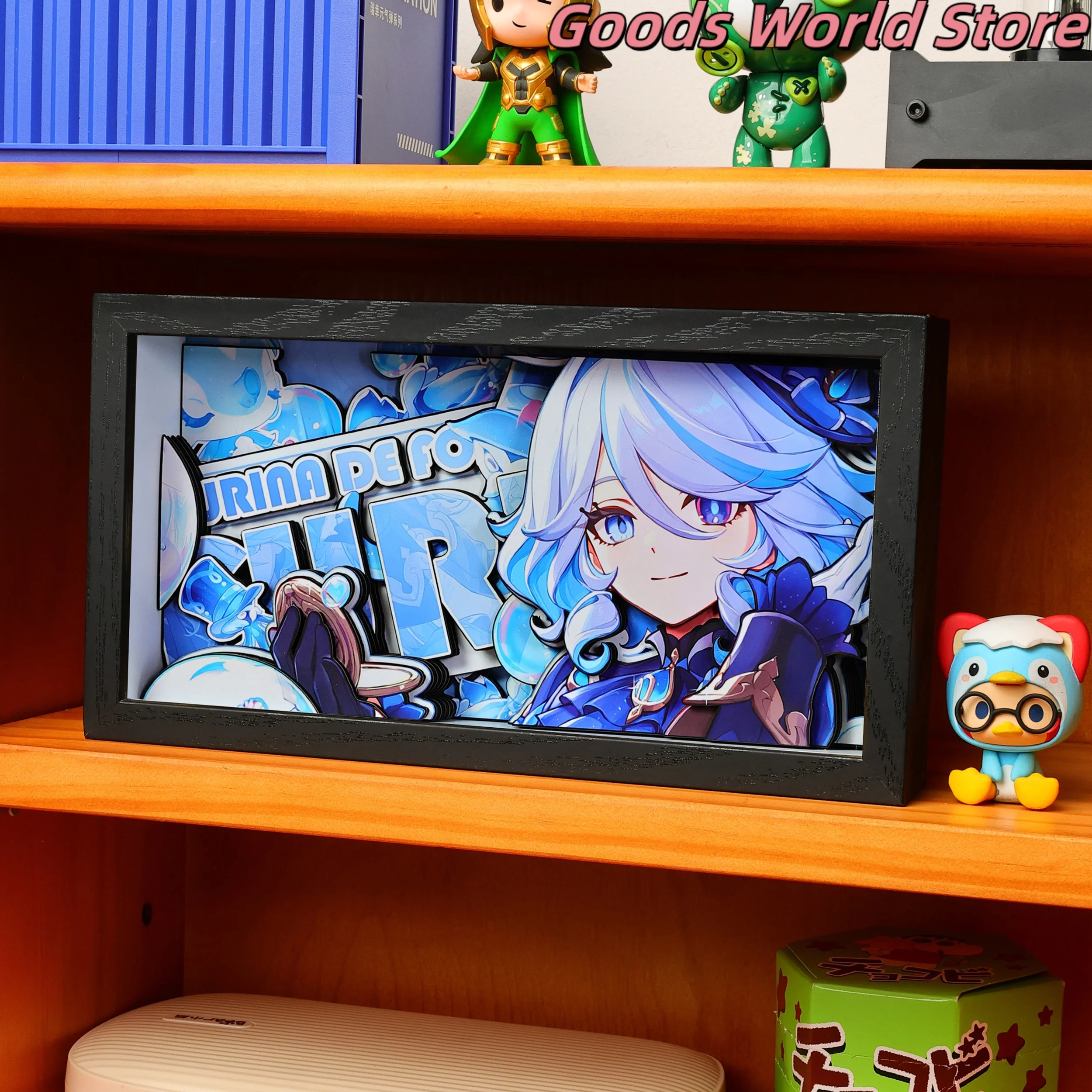 

В наличии Furina 3D стереоскопическая живопись декоративные украшения Genshin Impact Furina косплей костюм аниме игра подарок на Хэллоуин