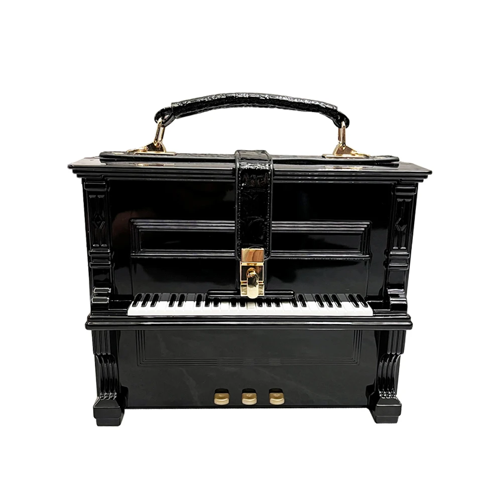 

piano shape handmade WOMEN'S purses handbags Luxury Designer crossbody shoulder bagbags Purse Messenger Bag banquet bag