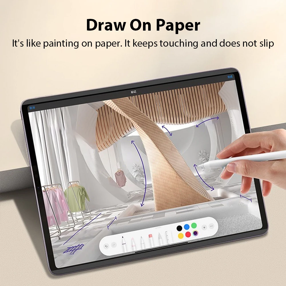 Magnetic Paper Film For iPad Air 11th M2 M3 M4 2026 5 4 A16 10th 9th Generation Pro 11 12.9 13 M5 Mini 6 7 10.2 Screen Protector