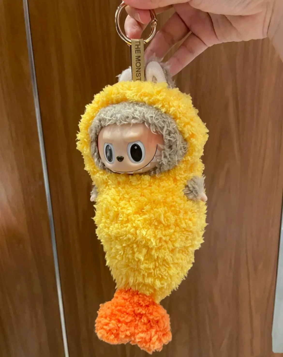 Labubu 17cm fried shrimp clothes labubu sit baby clothes tempura strange taste convenience store Merry Christmas halloween Gifts