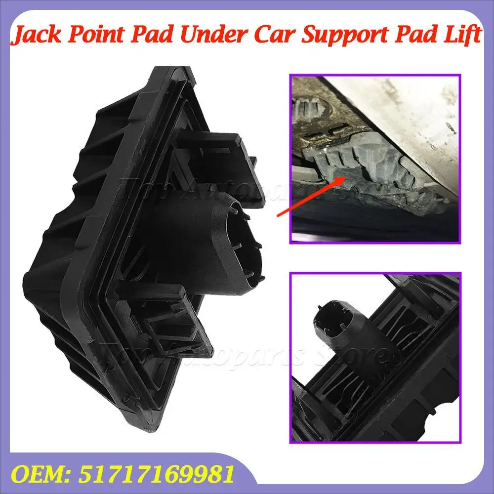 

For BMW 1 3 4 6 Series Mini E88 F20 F21 F34 E93 F30 F35 F80 F12 F32 51717169981 Under Pad Suppor Jack Point Cover Lift