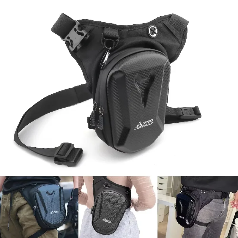 For Honda Transalp XL750 XL 750 Motorcycle Accessories Hard Shell Waterproof Waist Packs Portable Outdoor Riding Leg Bag