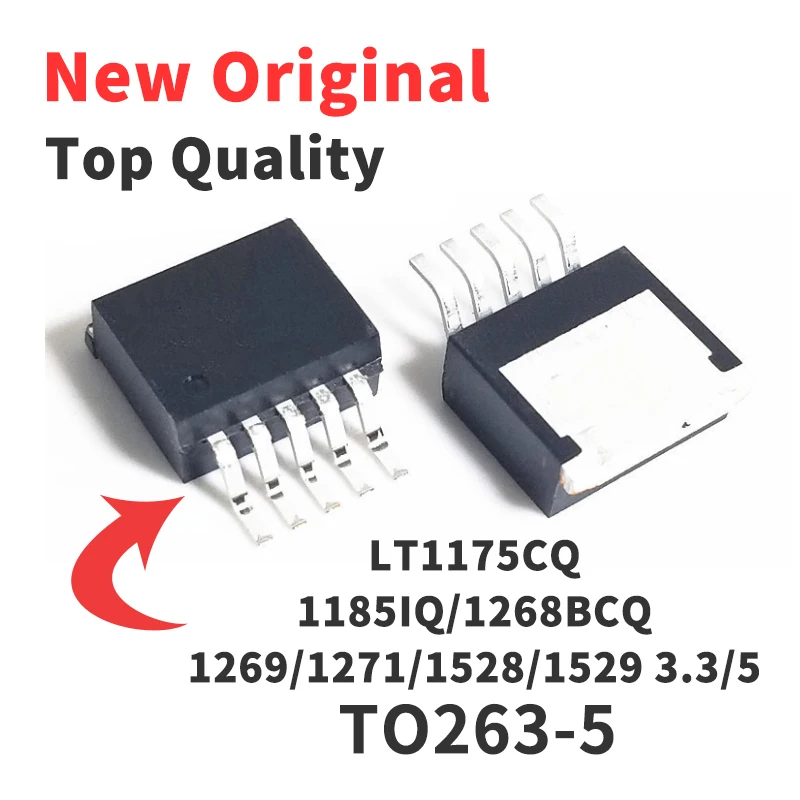 1 Piece LT1175CQ LT1185IQ LT1268BCQ LT1269 LT1271 LT1528 LT1529 3.3/5 TO263-5 Chip IC Original New