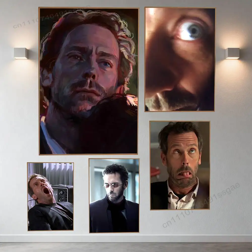 

Cute TV-H-House Poster Wall For Sticky Decoration Waterproof Home Living Room Bedroom Bar