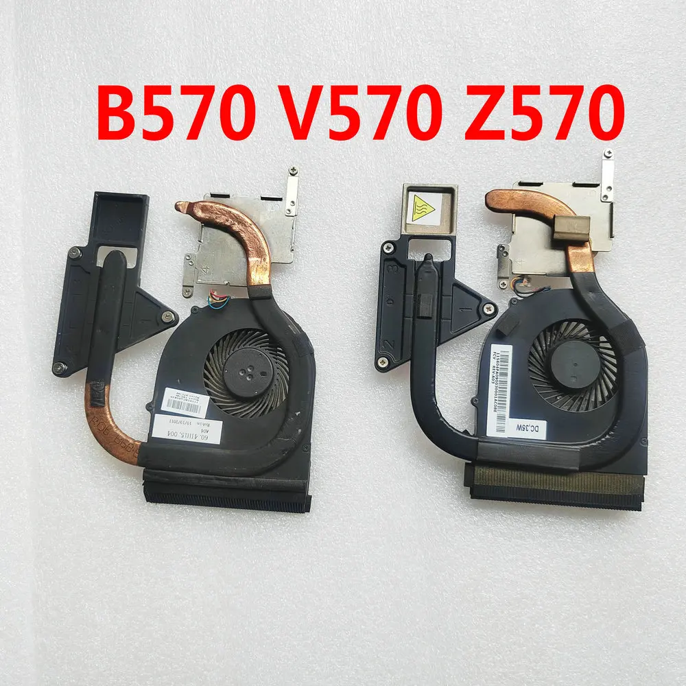 For LENOVO IDEAPAD Z570 V570 B570 KSB0605HC AH72 DC05V 60.4IH14.002 Laptop Radiator 60.4IH15.004