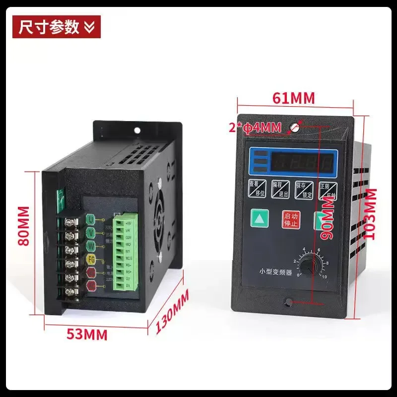 AC Permanent Magnet Brushless Synchronous Servo Motor 700W 220V With Brushless Driver Forward Reverse Speed Regulation
