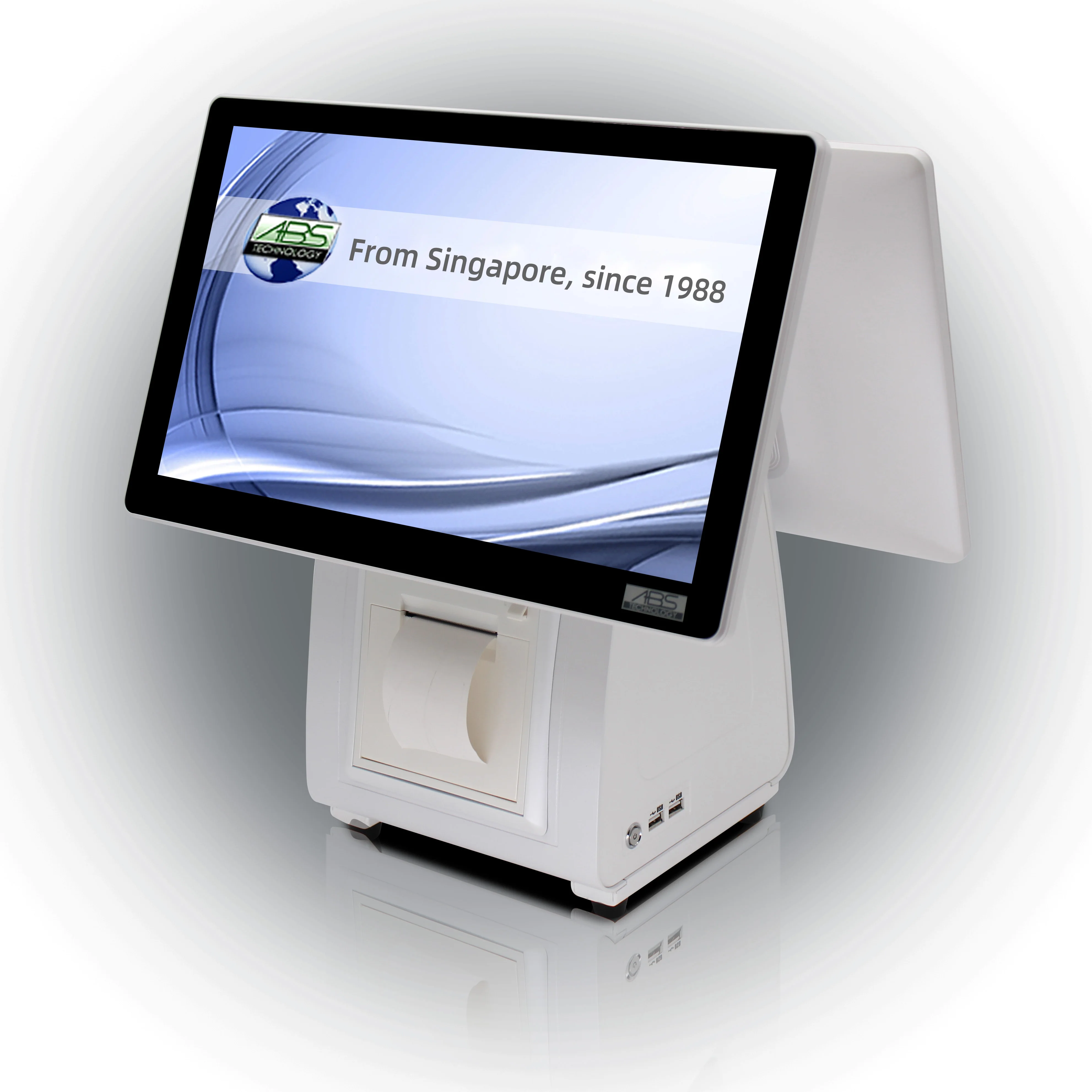 

ATV&UTVHot Sale 15.6-Inch Double Screen ABS Tablet Windows POS Terminal System 1920x1080 Resolution Bluetooth 5.2 Cash Register