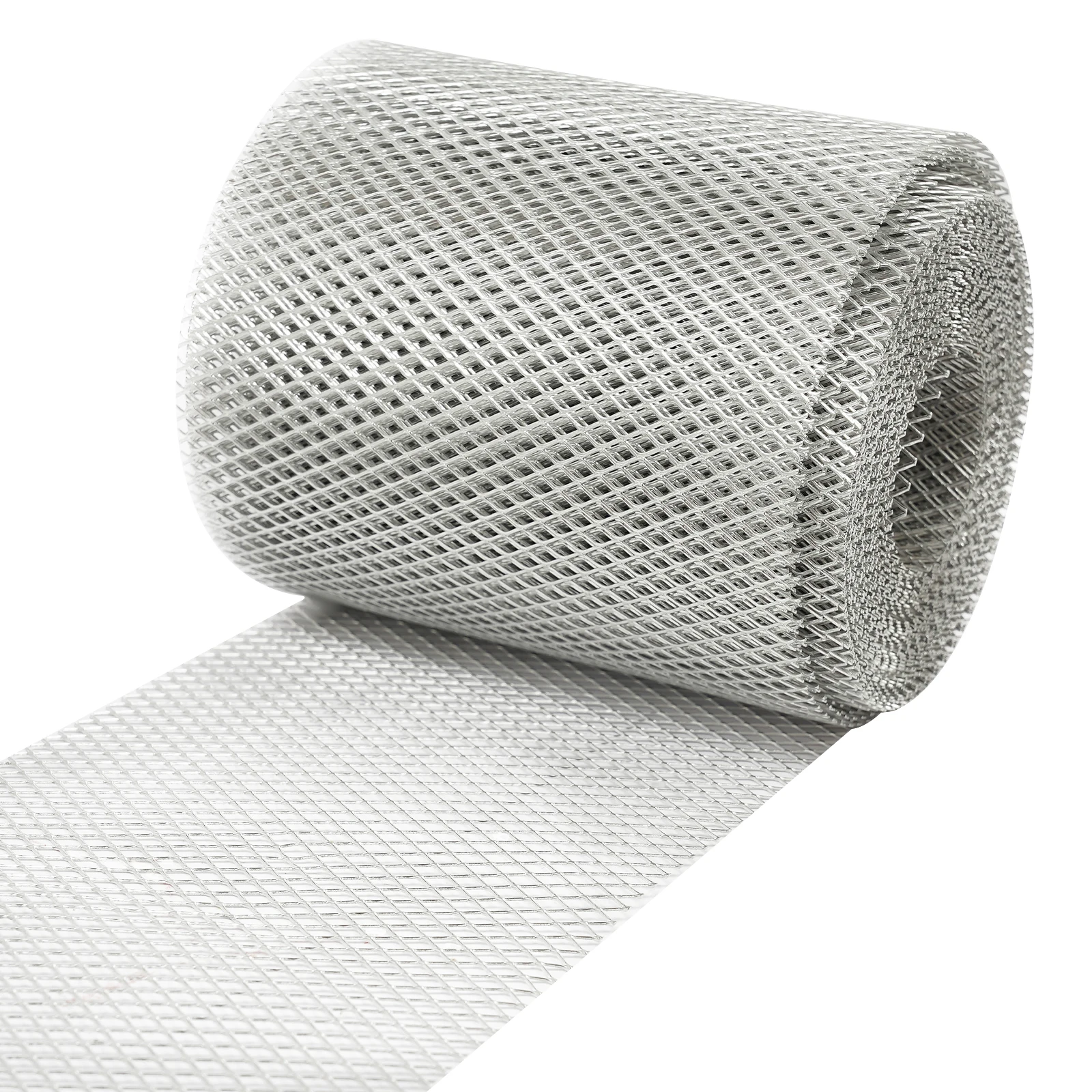 6인치 x 50피트 알루미늄 빗물받이 가드 커버 메쉬 잎 잔해물 차단 메쉬