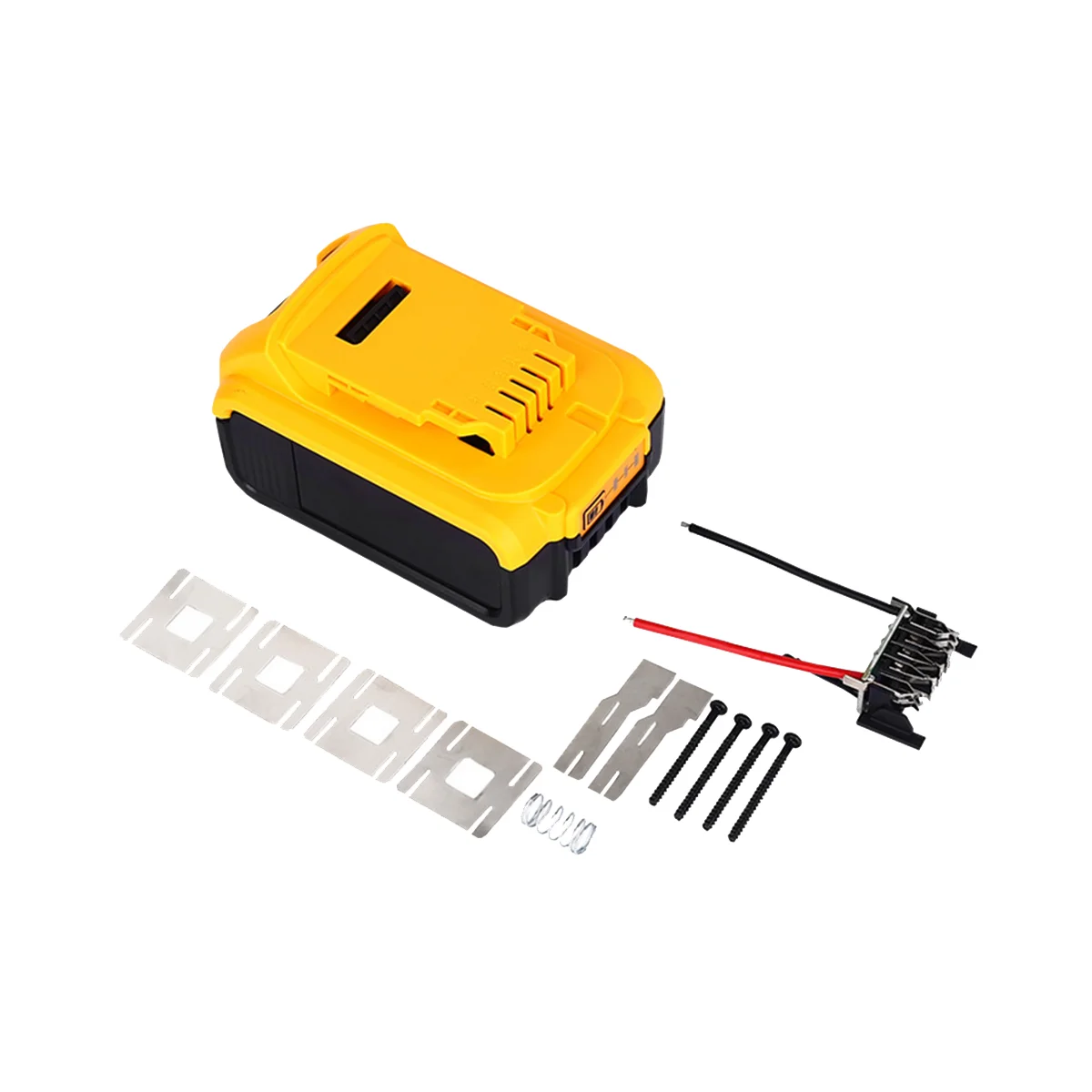 Battery Plastic Case+18650 Lithium Battery Protective Board for Dewalt Battery Tool 5-Cell Battery Case Circuit Board