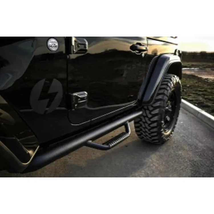 MusixiA Nerf Bar Universal Pickup Truck 4 Doors Aluminum Side Step Running Board For Ford Bronco 2021+ Tacoma Tundra 4Runner 4