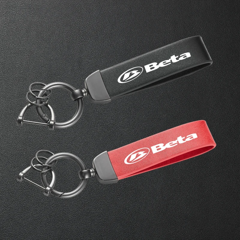 

High-Grade Leather Motorcycle Keychain Holder Keyring For Beta Evo 250 300 80 Junior Senior RR 125 200 350 390 430 450 480