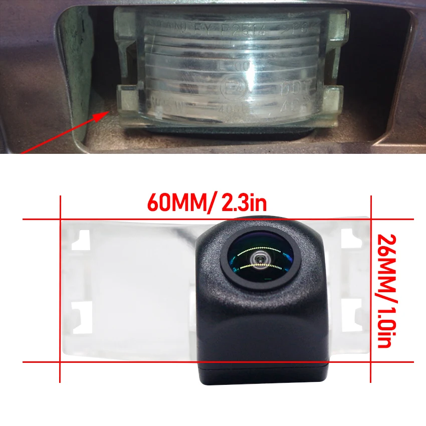 Fish Eye Lens Rear View Camera For Mazda Premacy For Mazda 5 CW 2010~2018 CCD HD Night Vision Reversing Backup Parking Camera
