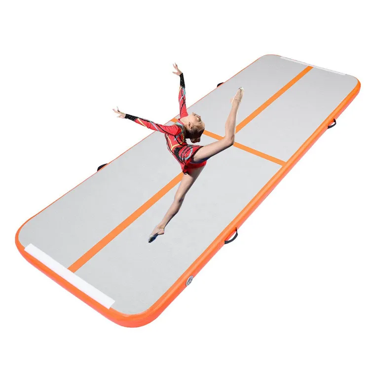 

Custom Size Airtrack 4m 5m 6m 8m 10m 12m Gymnastics Cheerleading Inflatable Air Tumble Track Mat For Sale 1
