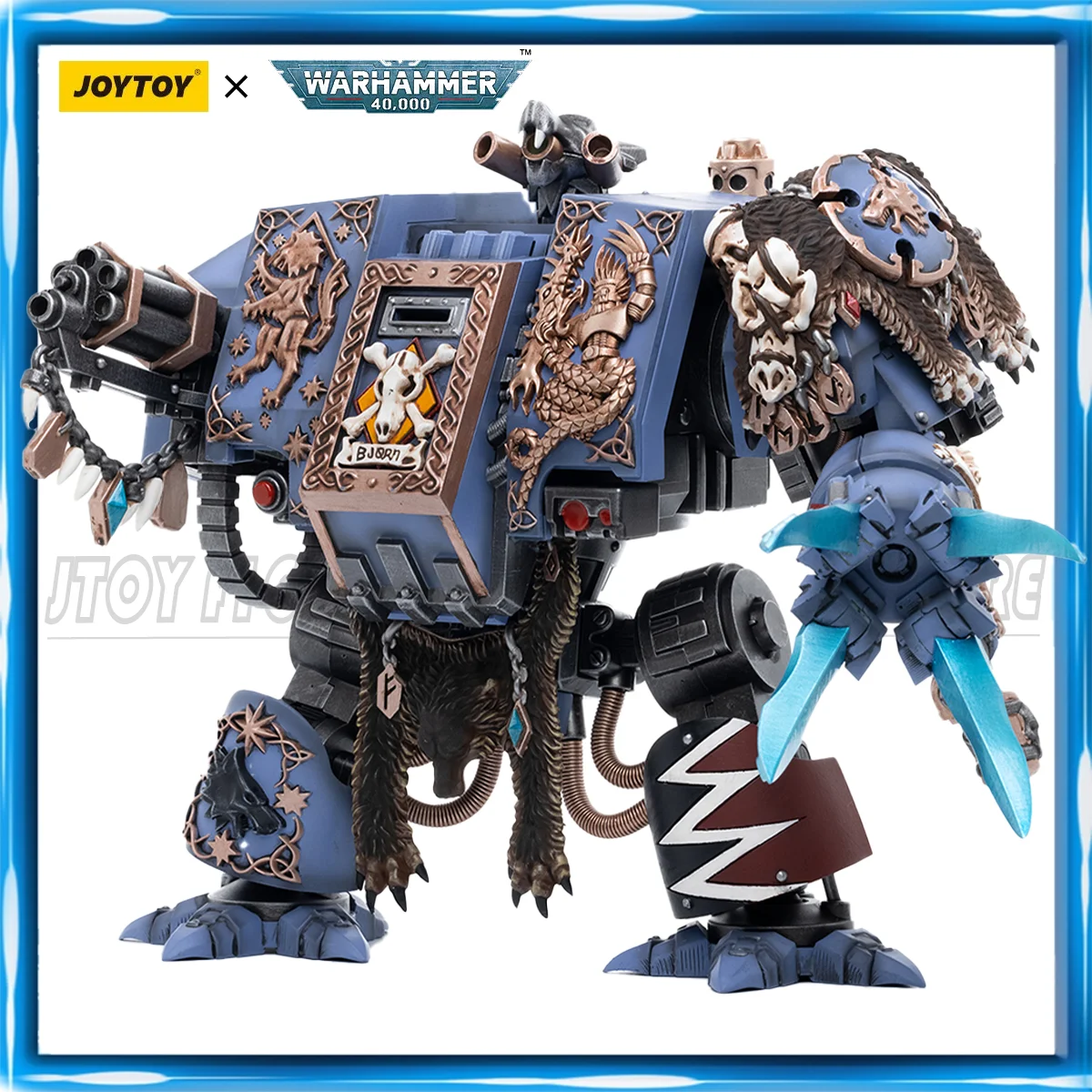 

[Предзаказ] JOYTOY Warhammer 40K 1/18 Фигурка Space Wolves Bjorn the Fell-Handed Аниме Модель Игрушки Подарок