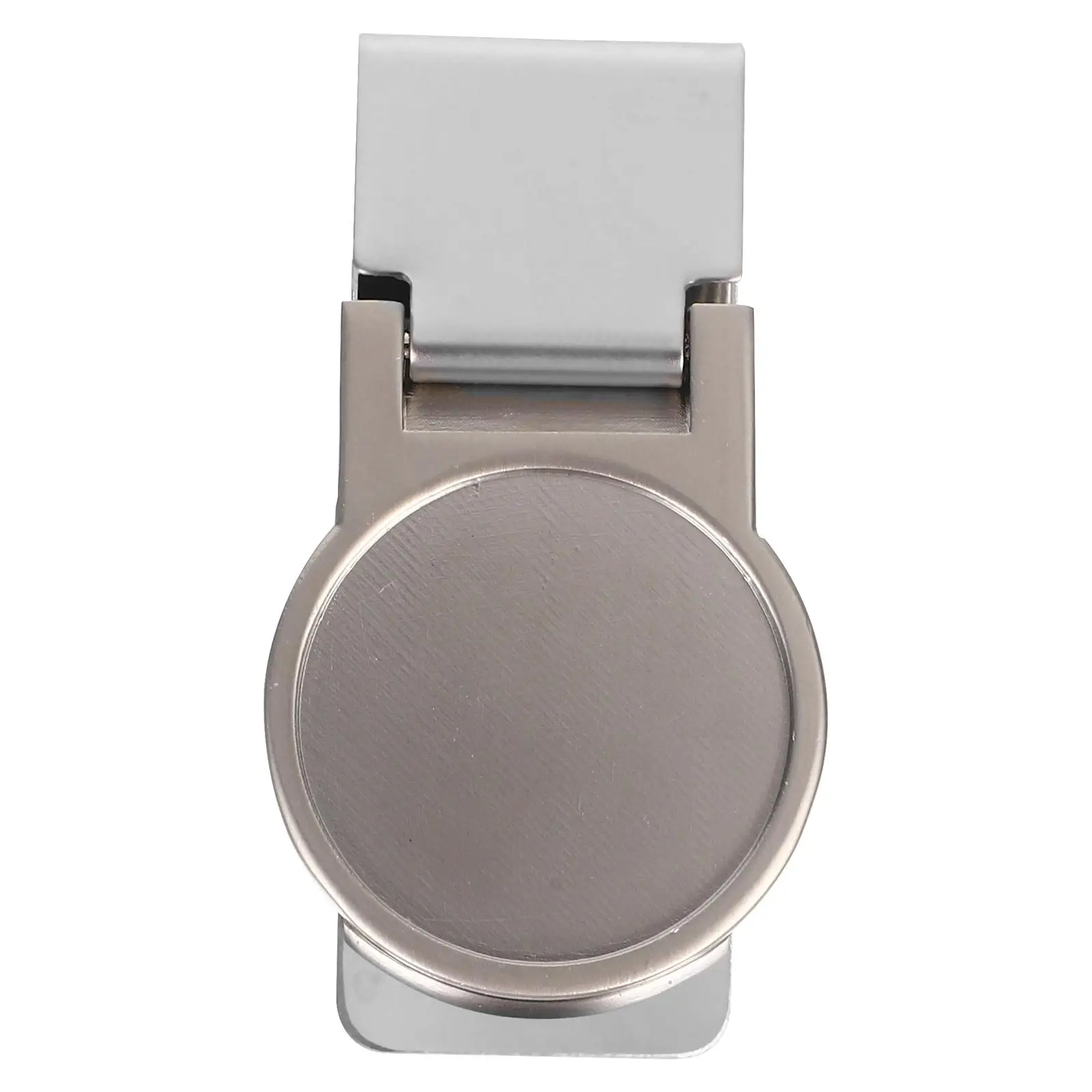 Stainless Steel Money Clip Round Blank Note Clamps Metal Bill Clips Practical Small Cash ganizer Wallet Accessories