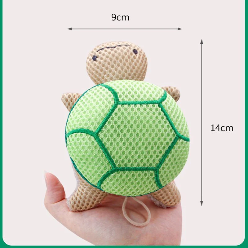 Cute Cartoon Turtle Bath Ball Cartoon Bath Flower Ball Non Scattering Super Soft Bath Towel Bath Toy For Girls And Children