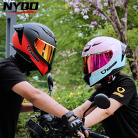 New SOMAN Motorcycle Helmet SM973 Unisex Full Face Bike Helmet for Men Women Riding Safety