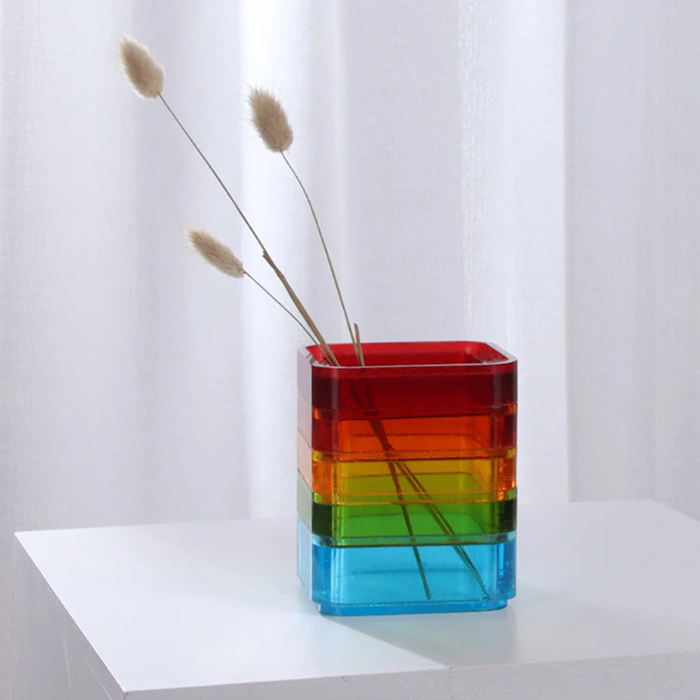 

1 set Silicone Diy Mold Set Square Stack Frame For Craft Making Storage Container Casting Resin Epoxy Art Jewelry Accessory Tool