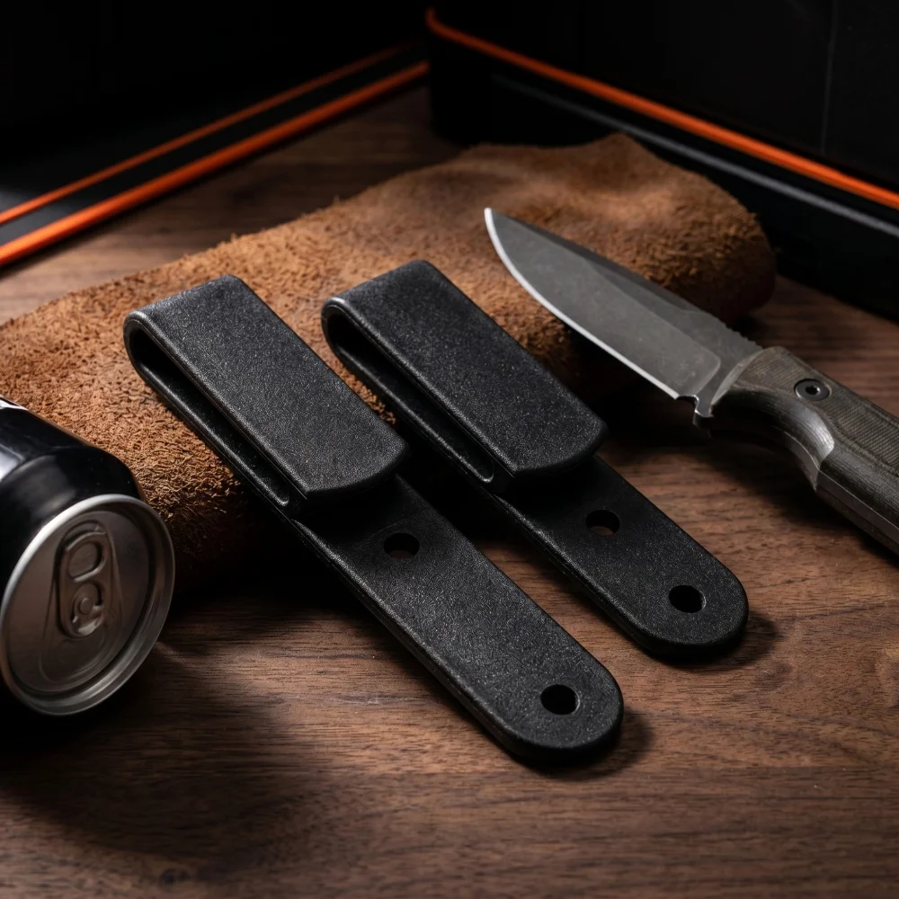 Leather Case Belt Clip Tool K Sheath Waist Clip K Sheath Waist Clip Scabbard Clip Sheath Accessories Outdoor Carry KYDEX Sheath